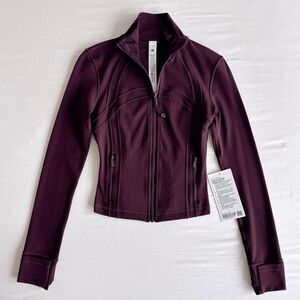 ❌ Sold Lululemon Define Cropped Jacket Nulu Goodnight Plum Size 2